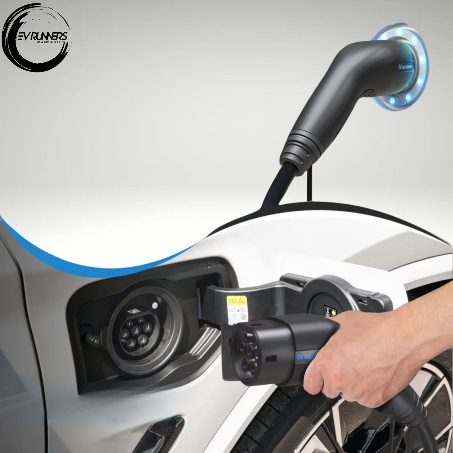 22kW Type 2 to Type 2 EV Charging Cable | 3-Phase 32A | 5m | IEC 62196-2 Compatible