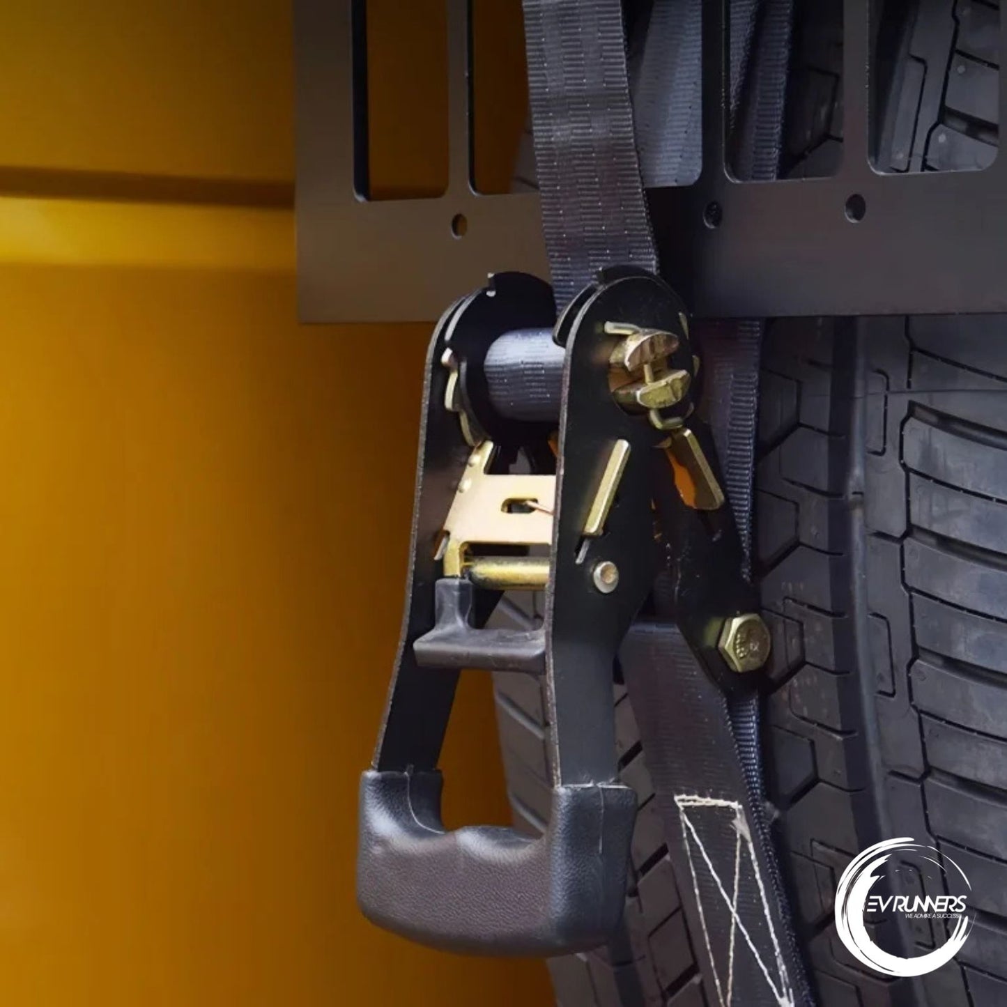 BYD Leopard 5 Rear Spare Tire Mount Rack – Aluminum Alloy Tailgate Expansion Platform