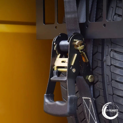 BYD Leopard 5 Rear Spare Tire Mount Rack – Aluminum Alloy Tailgate Expansion Platform