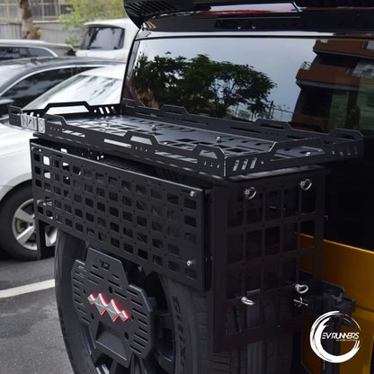 BYD Leopard 5 Rear Spare Tire Mount Rack – Aluminum Alloy Tailgate Expansion Platform