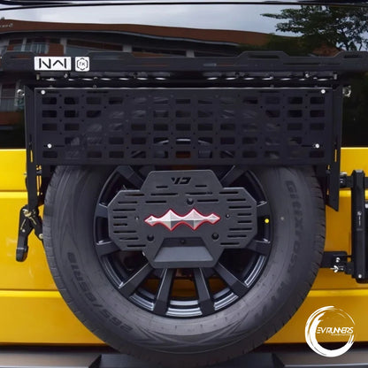 BYD Leopard 5 Rear Spare Tire Mount Rack – Aluminum Alloy Tailgate Expansion Platform