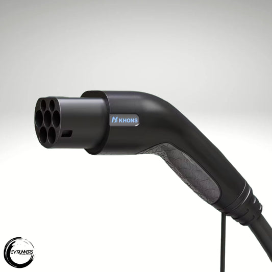 22 kW type 2 til type 2 ladekabel for elbil | 3-fase 32 A | 5 m | IEC 62196-2-kompatibel