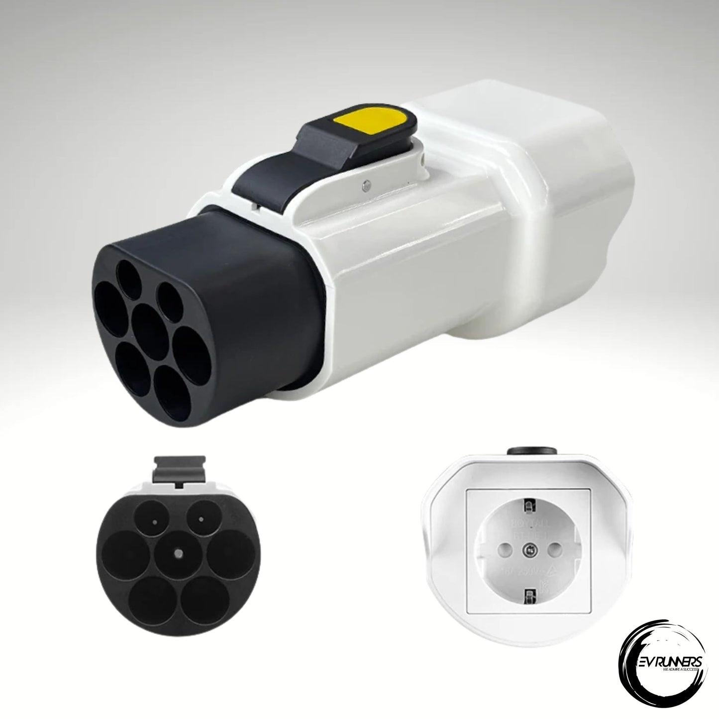 Type 2 til 220V ladeadapter for elbiler | Universalplugg for type 2 ladestasjoner