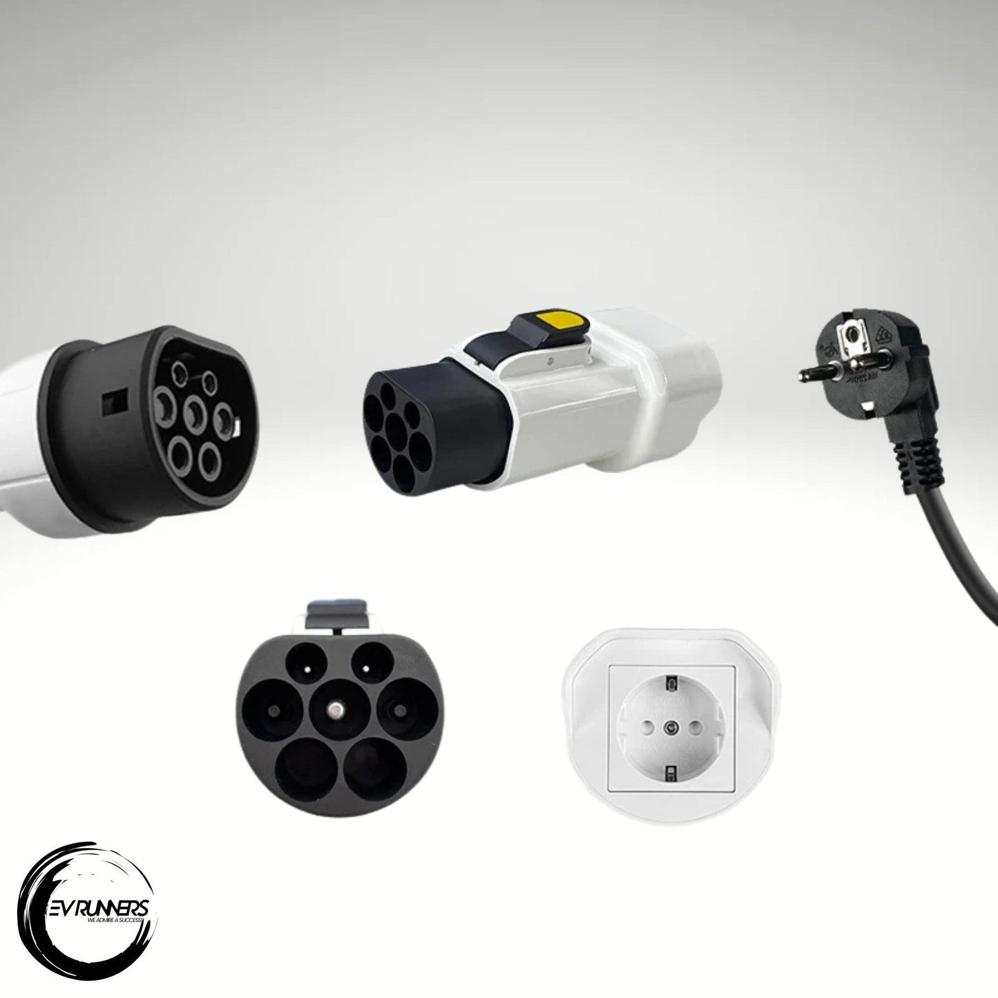 Type 2 til 220V ladeadapter for elbiler | Universalplugg for type 2 ladestasjoner