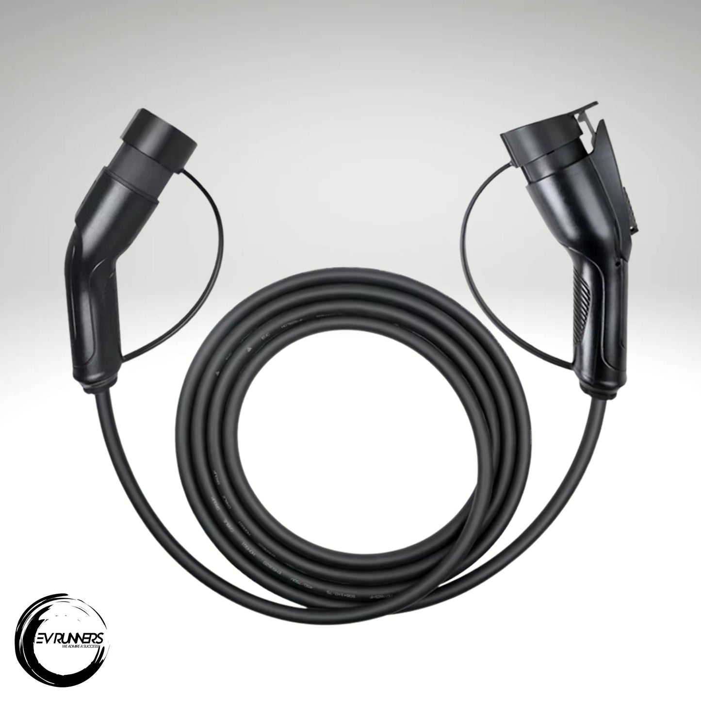 Ladekabel for elbiler type 1 til type 2 | J1772-plugg | 16A/32A | 3M–3,5M ledning