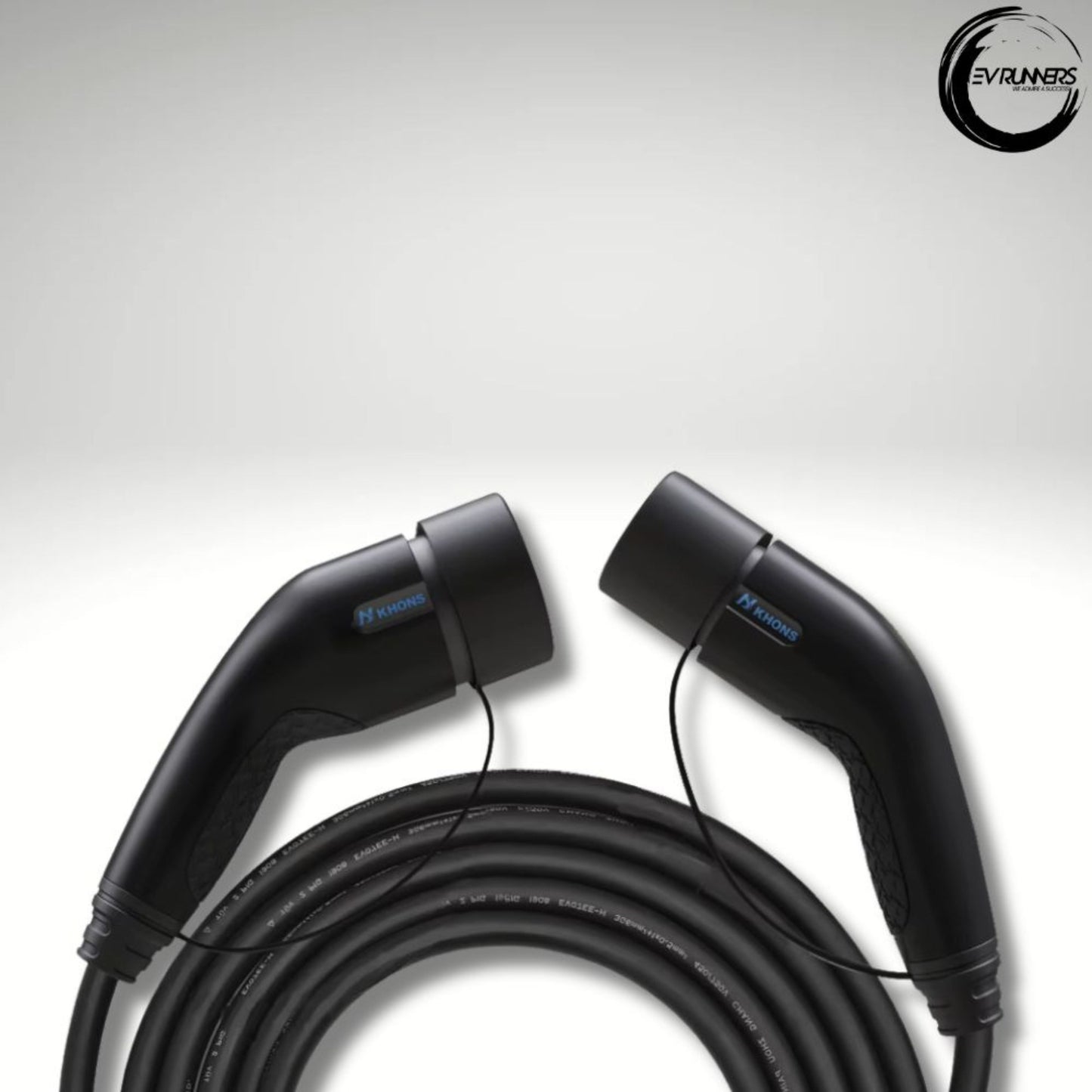 7 kW ladekabel for elbiler type 2 til type 2 – 5 m, 32 A, IP65-klassifisert